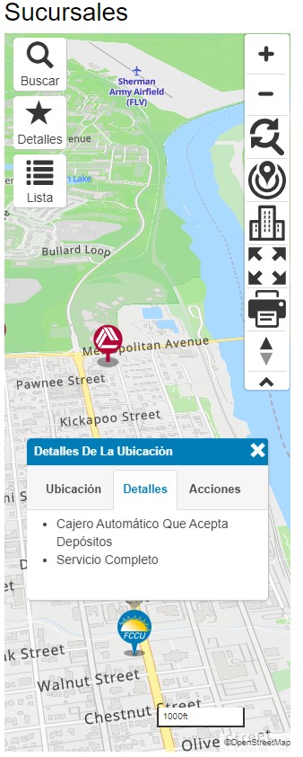 Spanish Language ATM Locator