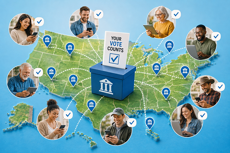 Location Search Votes by Customers and Members